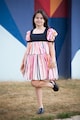 EMMA concept wear Разкроена рокля с квадратно деколте Момичета
