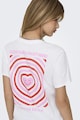 Only Тениска от органичен памук с графика Жени