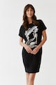 Tatuum Rochie-tricou din bumbac cu buzunare Femei
