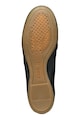 Geox Pantofi loafer din piele cu talpa joasa si aplicatie metalica Femei