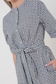 Tommy Hilfiger Карирана рокля от органичен памук с колан Жени