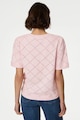 Marks & Spencer Pamuttartalmú póló geometrikus mintával női