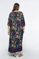 Fiorella Rubino Дълга рокля с тропическа шарка Жени