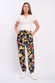 Timeout Pantaloni din viscoza cu imprimeu floral Femei