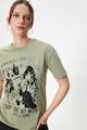 KOTON Тениска от памук с графична шарка Жени