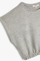 KOTON Crop póló rugalmas részlettel női