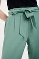 GreenPoint Pantaloni din amestec de in cu talie inalta Femei
