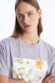 LC WAIKIKI Bő fazonú virágmintás póló női