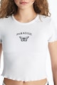 LC WAIKIKI Къса тениска с надпис Жени