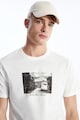 LC WAIKIKI Памучна тениска с фото щампа Мъже