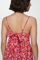 Mango Разкроена флорална рокля Florex с панделка на гърба Жени
