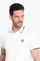 OMBRE Galléros póló kontrasztos részletekkel férfi