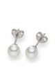 Clara Copenhagen White Pearl Earrings Жени