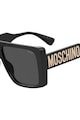 Moschino Уголемени слънчеви очила с плътен цвят Жени