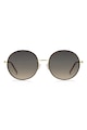 BOSS Овални слънчеви очила с метална рамка Жени