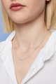 Esprit Állítható Sterling ezüst nyaklánc kristályokkal díszítve női