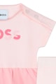 BOSS Kidswear Тениска с памук и клин Момичета