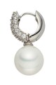Clara Copenhagen Nova Pearls Copenhagen Сребристи обеци с бели перли Жени