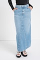 Tommy Jeans Mosott hatású farmer maxiszoknya női