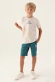 U.S. Polo Assn. Памучна тениска с лого и къс панталон Момчета