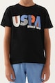 U.S. Polo Assn. Тениска с лого и къс панталон с джобове Момчета