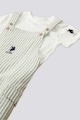 U.S. Polo Assn. Pamuttartalmú póló, kantáros nadrág és kalap szett - 3 részes Fiú