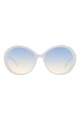 Emilio Pucci Ovális napszemüveg színátmenetes lencsékkel női