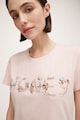 Motivi Pamuttartalmú póló strasszköves rátétekkel női