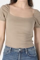 COLIN'S Szögletes nyakú póló női
