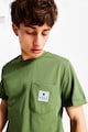 PORC Uniszex póló fényvisszaverő logós foltrátéttel női