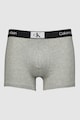 CALVIN KLEIN Mintás és egyszínű boxer szett - 3 db férfi