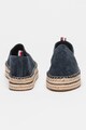 Tommy Hilfiger Nyersbőr espadrilles hímzett logóval női