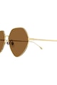Gucci Шестоъгълни слънчеви очила с лого Жени