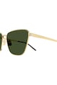 Saint Laurent Слънчеви очила Cat-Eye с плътен цвят Жени