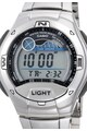 Casio Ceas cronograf unisex Wave, Argintiu Femei