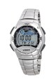 Casio Ceas cronograf unisex Wave, Argintiu Femei