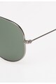 Ray-Ban Ochelari de soare metalici argintii Aviator Large Femei