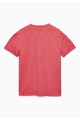 NEXT Тениска в червен меланж с текстова щампа Мъже