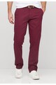 NEXT Pantaloni chino rosu Bordeaux cu o curea Barbati