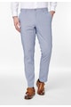 NEXT Pantaloni eleganti bleu cu model discret in carouri Barbati