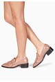 NEXT Pantofi loafer roz prafuit de piele cu volane Femei