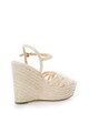 Schutz Sandale wedge tip espadrile bej Natural Femei