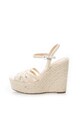 Schutz Sandale wedge tip espadrile bej Natural Femei