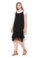 M by Maiocci Set negru cu alb de rochie midi si tricou Femei