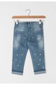 United Colors of Benetton Blugi skinny albastri cu imprimeu abstract Fete