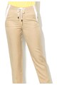 United Colors of Benetton Pantaloni cu garnituri albe si snur Femei