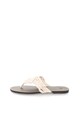 United Colors of Benetton Papuci flip-flop alb fildes crosetati Femei