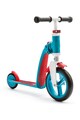 Scoot & Ride Trotineta 2in1 albastru cu rosu Highwaybaby Baieti