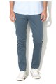 Zee Lane Denim Pantaloni chino albastri cu model grafic discret Barbati