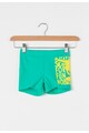 NAME IT Boxeri de baie verde menta cu imprimeu neon Zhark Baieti